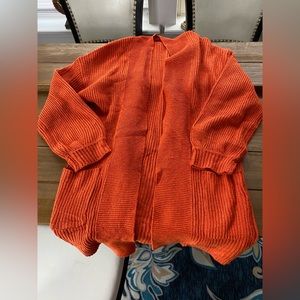 Orange sweater